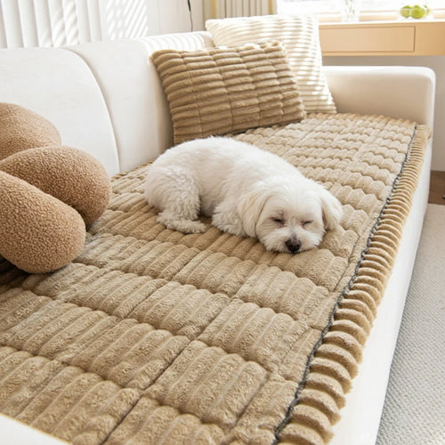 Cozy Plush Pet Sofa Seat